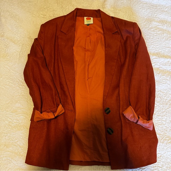 Farm Rio Linen Blazer - Picture 2 of 6